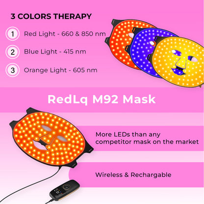 Redlq M92 LED Face Mask